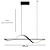 Pendente Led 120cm 30W 2100Lm 3000K Aluminio Preto - DCD03215D - Imagem 4