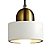 BC007W Pendente Nordic Dourado 15x14cm E27 Bolinha 40W IP20 - Imagem 1