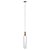 RB002 Pendente Led Lampiao Dourado 10x52cm 5W 3000K - Imagem 3