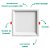 Painel Led Low Frame Embutido Recuado 18W 4000K - Imagem 3