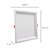 Painel Led Low Frame Embutido Recuado 24W 4000k - Imagem 5