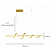 Pendente Led 120cm 40W 2800Lm 3000K Aluminio DCD03251D - Imagem 4