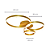 Plafon Led 20×30×40cm 57W 3990Lm 3000K Aluminio DCX03227D - Imagem 4