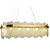 Pendente Nexia 100x35x28cm 12xG9 Halopin Dourado BC004 - Imagem 1