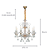 Pendente Elysee 72x78cm 8xE14 Vela Dourado BK5308 - Imagem 4