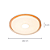 Plafon Led Domo 50x6cm 36W 2520Lm 3000K Dourado BD008G - Imagem 4