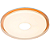 Plafon Led Domo 50x6cm 36W 2520Lm 3000K Dourado BD008G - Imagem 1