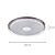 Plafon Domo 50x6cm 36W 2520Lm 3000K Prata BD008C - Imagem 4