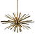 Pendente Nix 99x56cm 10xE14 Vela Bronze BO013L - Imagem 1