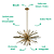 Pendente Nix 99x56cm 10xE14 Vela Bronze BO013L - Imagem 3