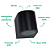 Arandela Parede Dots 7,2x9,5x8cm GU10 Mr16 IP65 Preto DL158B - Imagem 3