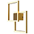 Arandela Parede Led Tec 41x41x4cm 45W 2450Lm 3000K GD010G - Imagem 1