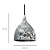 Pendente Brass 12,5x17cm G9 Halopin Cromado JY005C - Imagem 4