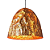 Pendente Brass 60x55cm E27 Bulbo Cobre JY008B - Imagem 1