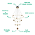 Pendente Led Mondo 70x7cm 71W 5600Lm 3000K Dourado KA002 - Imagem 3
