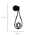 Arandela Parede Pingo 20x47,4cm G9 Halopin Preto Fume TR002B - Imagem 4