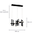 Pendente Led Arpoador 63,8x59,8x38,4cm 23x3W 4140Lm 3000K BD002Q - Imagem 4