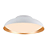 Plafon Led Bowl 42x13cm 18W 1260Lm 3000K Branco Dourado BOW1PS01BR042 - Imagem 1