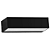 Arandela Parede Led Line 17,3x8x4,6cm 9W 400Lm 3000K IP65 DL132PT - Imagem 1
