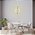 Pendente Led Mondo 30x43x58cm 30W 2000Lm 3000K Preto Dourado KA004 - Imagem 2