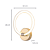 Arandela Parede Led Puro 23x20x5,5cm 9W 290Lm 3000K Dourado KA007 - Imagem 4