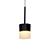 Pendente Led Juggle 5,6x14,9cm 6W 630Lm 3000K Preto Branco JUG1PD01PT006 - Imagem 1