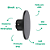 Arandela Parede Led Eclissi 3W 3000K 230Lm 10x2,6Cm Preto IP65 ECL1AR01PT010 - Imagem 3