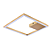 Plafon Led Tec 30W 3000K 1790Lm 40x40x4Cm Dourado IP20 GD014G - Imagem 1