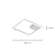 Plafon Led Tec 30W 3000K 1790Lm 40x40x4Cm Branco IP20 GD014W - Imagem 4