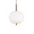 Pendente Tres E27 Bulbo 30x42,5Cm Dourado Branco IP20 HC016G - Imagem 1