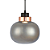 Pendente Led Fog 10W 3000K 524Lm 22x21,5Cm Rose Gold IP20 HC018 - Imagem 1