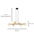 Pendente Abaporu 6xG9 Champanhe 95x31x28Cm Bronze IP20 HL003G - Imagem 4