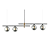Pendente Bambu 4xG9 Bronze 23x98x16,5Cm Preto IP20 HL017LB - Imagem 1