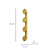 Arandela Parede Led Ribalta 5W 3000K 2000Lm 11x66x6Cm Dourado IP20 RIB1AR01DR060 - Imagem 3