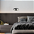 Arandela Parede Led Flow 12W 3000K 600Lm 23x38x12Cm Preto IP20 SB007 - Imagem 2