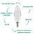 Lampada Led Vela Lisa 3w 3000K 250Lm E14 Transparente 314269 - Imagem 3