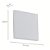 Arandela Parede Led Eclipse 9w 3000k 592lm Branca 303508 - Imagem 4