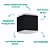 Arandela Parede Led Cubo 12w 3000k 580lm 2 Fachos Grafite 303416 - Imagem 3