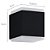 Arandela Parede Led Cubo 12w 3000k 580lm 2 Fachos Grafite 303416 - Imagem 4
