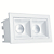 Spot Embutir Downlight 4W 320lm 2700k Recuado Linear - Imagem 1