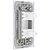 Conjunto Placa 4x2 Com 2 Interruptores Simples 10A 250V Branco 85039 - Imagem 4