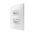 Conjunto Placa 4x2 Com 2 Tomadas 10A Branco 85057 - Imagem 3