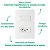 Conjunto Placa 4x2 Com Interruptor Simples E Tomada 10A Branco 85048 - Imagem 3