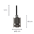 Pendente Socket 1xE27 Bulbo Max 40W Cromado DA002C - Imagem 5