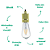 Pendente Socket 1xE27 Bulbo Max 40W Dourado DA002B - Imagem 3
