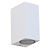 Arandela Dots Square 7,2cmx9,5cmx15cm 2xGU10 Mr16 Max 50W Branco Ip65 DL162W2 - Imagem 1