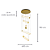 Pendente Led Lampe 3000K 3750Lm 50cmx190cm Bronze Transparente HC002 - Imagem 4