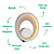 Arandela Led Loop 10W 3000K 330Lm 22cmx5,2cm Cromado Branco HM006CR - Imagem 3