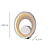 Arandela Led Loop 10W 3000K 330Lm 22cmx5,2cm Cromado Branco HM006CR - Imagem 4