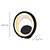Arandela Led Loop 10W 3000K 330Lm 22cmx5,2cm Preto Branco HM006WB - Imagem 4